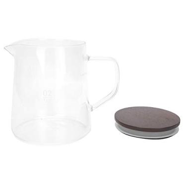 Imagem de AUNMAS Jarra de café de Vidro Com Tampa, Jarra de café Transparente Com Design de Isolamento de Camada Dupla para Suco de Leite e chá, Chaleira de Vidro de Borosilicato Resistente Ao Calor de 300ML