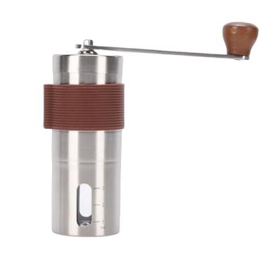 Imagem de Asixxsix Moedor de café Manual, Moinho de Mão Ajustável de Aço Inoxidável Rebarba Cerâmica, para Viagens Acampamento Espresso Imprensa Francesa