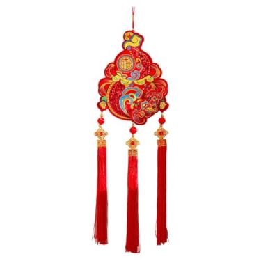 Imagem de Lilihuimaoyi Enfeite de Parede para O Ano Chinês, Enfeite para O Festival, para, Porta, Festa, Parede, Sala de Estar, 26.5 X 93 Cm