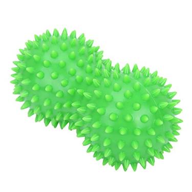 Imagem de Naroote Bola Massageadora de Pés Rolo de Massagem Espetado para Liberação de Tensão, Mobilidade Muscular - Verde//roxo/vermelho 5,5 pol. - Ao Ar Livre/terapia de Ioga (Verde)