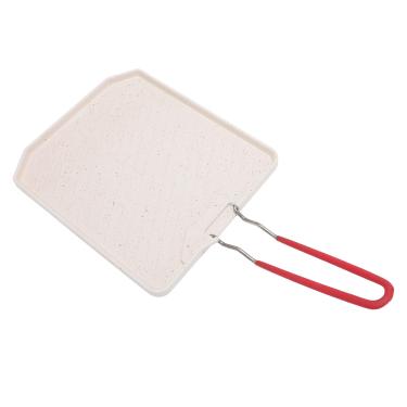 Imagem de KUIDAMOS Panela Antiaderente de Liga de Alumínio Com Alça Dobrável para Acampamento, Churrasco, Cozinha Ao Ar Livre, Placa Leve e Portátil para Piqueniques, 7,7 X 8,9 Polegadas (Tipo 2)