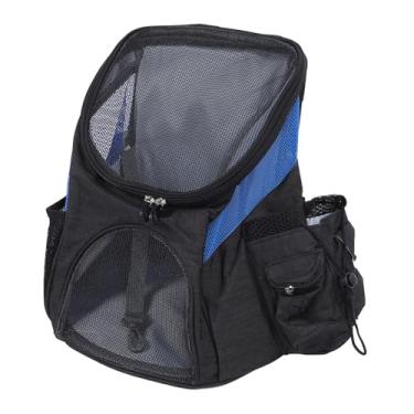 Imagem de Mochila para transportar animais de estimação SIWOTED, espaçosa, malha respirável, bolso conveniente, dobrável, portátil, bolsa para transporte de cães e gatos, para viagens ao ar (eu)