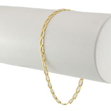 Imagem de Pulseira Masculina Ouro 18k 750 Laço 3.5 21 Cm Certificado G - JOIE JO