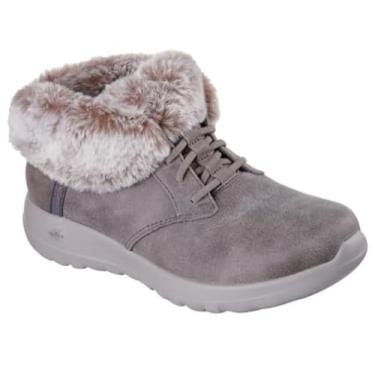 Imagem de Skechers Bota feminina On-The-go Joy 15502 Chukka, Bege, 36 EU