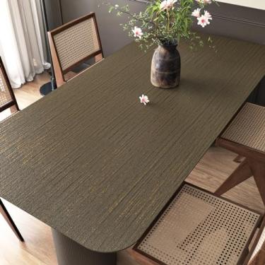 Imagem de Papel de parede marrom para papel de parede pano de grama linhas douradas papel de contato de tecido para bancadas papel de parede removível autoadesivo para armários gaveta vinil pano de grama papel