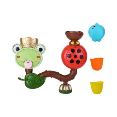 Imagem de Conjunto De Brinquedos De Banho Para Crianças: Roda d'Água De Sapo, Ca
