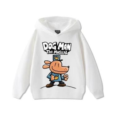 Imagem de Moletom Com Capuz Infantil DOGMAN, Roupas De Cachorro Detetive Com Est