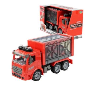 Imagem de Caminhão com acessórios com luz e som abre e fecha lateral - BBR Toys,
