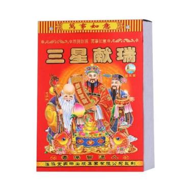 Imagem de Calendário De Parede Destacável Estilo Chinês Tradicional Anos Do Cava