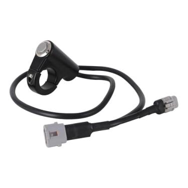 Imagem de harayaa Interruptor de farol de motocicleta, interruptor liga/desliga para motocross elétrica, acessórios de substituição confiáveis ​​e práticos