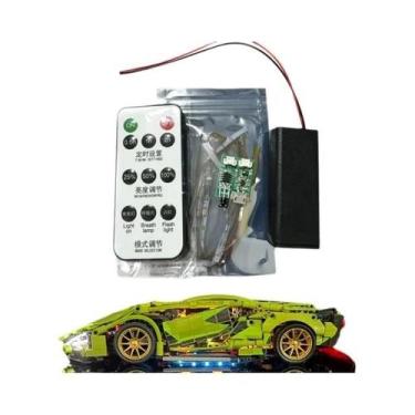 Imagem de Luz LED RC Em Escala 1:14 Para Blocos De Montagem De Carros Técnicos, 