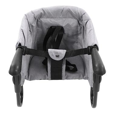 Imagem de TOPINCN Cadeira Com Gancho, Clipes Seguros na Cadeira Alta para bebê, Assento de Alimentação Portátil e Dobrável para Mesa de 0,8 a 3,3 pol., Alta Com Suporte de Carga Forte que (Cinza)