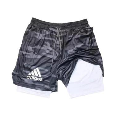 Imagem de Shorts Esportivos Masculinos De Compressão De Secagem Rápida Para Corr
