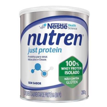 Imagem de Whey Nutren Just Protein Isolado Nestle Sem Sabor 280g -, Sem Sabor