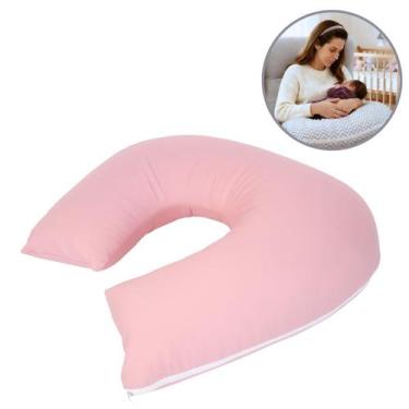Imagem de Almofadada de Amamentação Bebê Travesseiro Macia Confortável Capa Remo