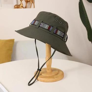 Imagem de Chapéu De Pescador Japonês Grande E Respirável Com Aba Larga Para Verã