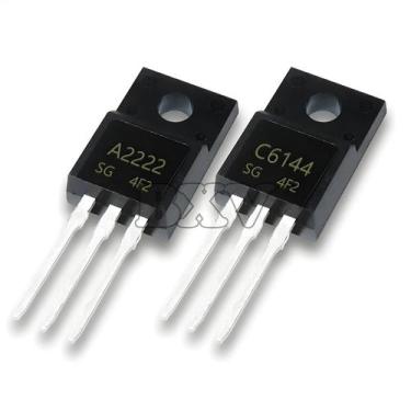 Imagem de 2SA2222, 2SC6144, TO-220F, A2222, C6144, TO-220, cada um, 10 PCes, 5 P