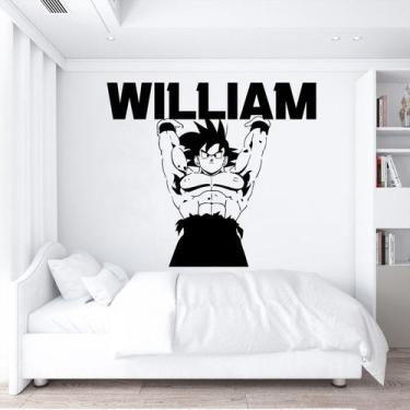 Imagem de Adesivo de parede  dragon ball - Ambiente dekorado, 60cm, preto