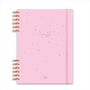 Imagem de Caderno Cadersil college 1M miss you criativo 80 folhas