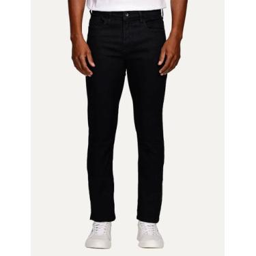 Imagem de Calça Aramis Jeans Masculina Slim Black Preta, 44