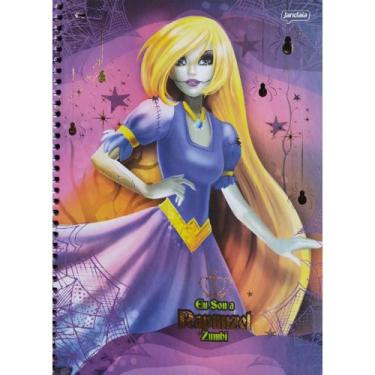 Imagem de Caderno Escolar Espiral Com 200 Folhas Modelos Variados - Jandaia, Min