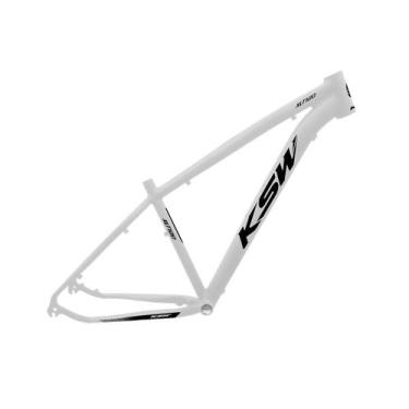 Imagem de Quadro Bicicleta Mountain Bike Aro 29 KSW XLT 100, Branco, Preto, 15