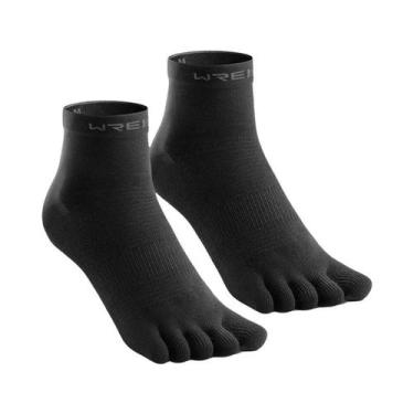 Imagem de Meias Esportivas COOLMAX Respiráveis E Leves De Cinco Dedos Para Corri