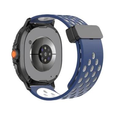 Imagem de Pulseira De Silicone Magnética D Buckle De 46mm 44mm 40mm Para Samsung