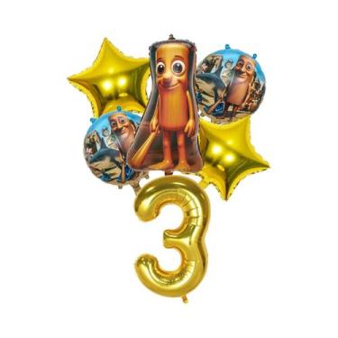 Imagem de Balões De Alumínio Italianos Para Crianças, Decoração De Festa De Aniv