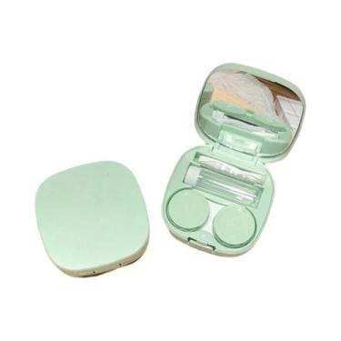 Imagem de Estojo Para Lentes De Contato Em Formato De Coração Com Espelho, Recip
