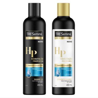 Imagem de Kit Shampoo 400ml + Condicionador TRESemmé Hidratação Profunda 400ml