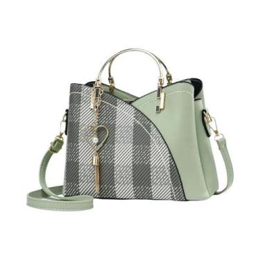 Imagem de Bolsa De Moda Feminina De Grande Capacidade Com Design Em Cores Contra