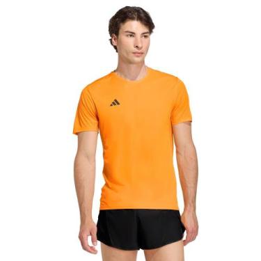 Imagem de Camiseta Masculina Adidas Adizero AEROREADY Slim Laranja, Laranja, G