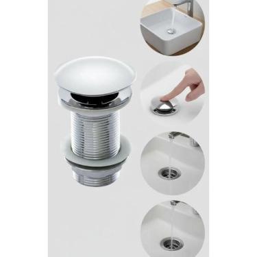 Imagem de Válvula Pia Click Inox 1.1/4" Pop Up Anti-Odor Redonda - Congratulatio