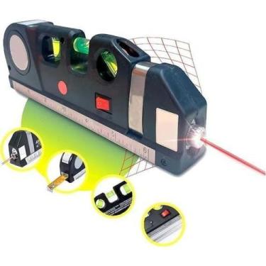 Imagem de Trena Nível á Laser 3x1 Régua e Medidor Profissional Level Pro 3 Estág