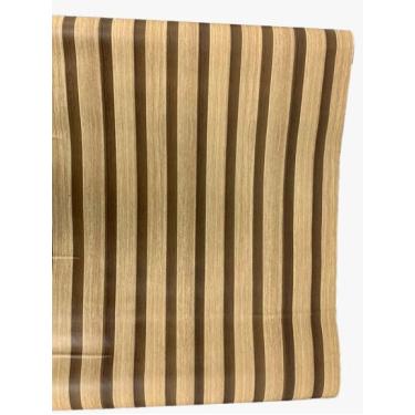 Imagem de Papel de Parede Madeira Listrada UT282 Vinil Autoadesivo 45cm x 5m Marrom Lavável
