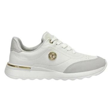 Imagem de Tênis Dakota Jogging D0901 Branco/Cinza Gris-Feminino