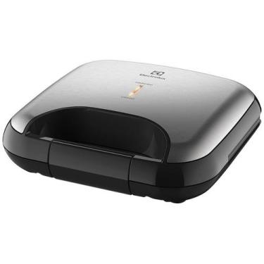 Imagem de Sanduicheira Electrolux ESG20 Inox Elétrica Antiaderente Grill Lanche 