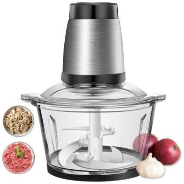 Imagem de Processador Triturador Alimentos Vidro Inox Elétrico 2L 500W - Gold Sa