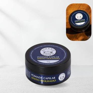 Imagem de Pomada Capilar Efeito Molhado 50g Brilho Intenso e Fixação para Estili