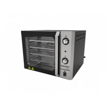 Imagem de Forno Convector Smart Basic Elétrico Venâncio 4 Esteiras Preto FCSB4E 