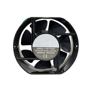 Imagem de Mcroventilador Cooler Ventoinha Bivolt 170 x 150mm Oval - Stark Electr