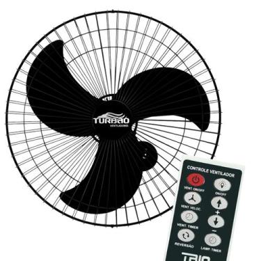 Imagem de Ventilador De Parede 60cm Oscilante Turbão Com Controle Trio Bivolt - 