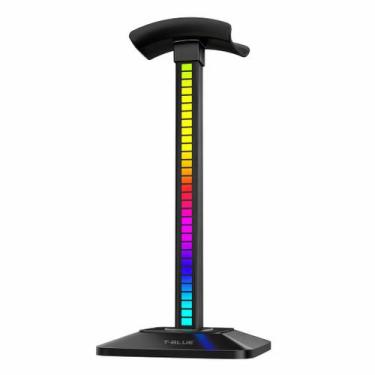Imagem de Suporte para Headphone com Luz RGB ao Som LED para Setup Gamer Mesa PC