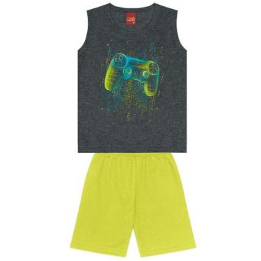 Imagem de Conjunto Infantil Menino Verão Regata e Bermuda Kyly 1000379, 1, Mescl