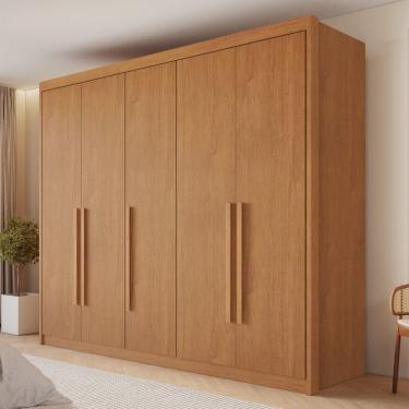 Imagem de Guarda Roupa Casal 5 Portas Em MDF Bari Conquista Moveis