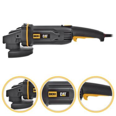 Imagem de Esmerilhadeira Lixadeira Angular 9 Polegadas 2350W Cat Profissional 23