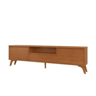 Imagem de Rack Para TV 75'' Piazza New 3 Gavetas 2,37m 100% MDF COR:NATURALLE - 