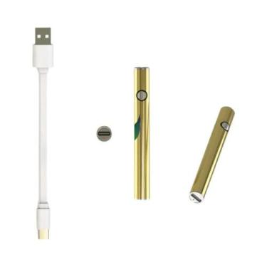 Imagem de Bateria Recarregável USB Tipo-C De 380mAh Com Conector 510 Para Ferro 