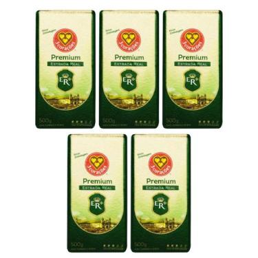 Imagem de Kit 5 cafe 3 coracoes premium est real vacuo 500g - 3 Corações
